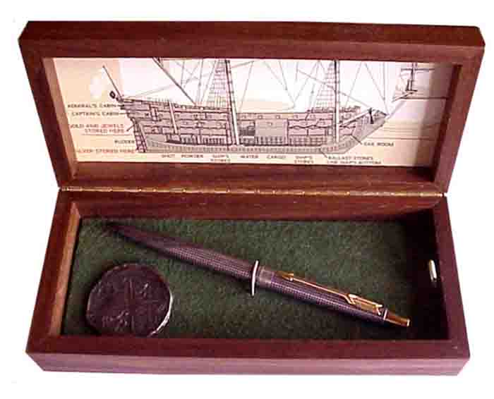 Parker 75万年筆 Spanish Treasure Crosshatch Grid